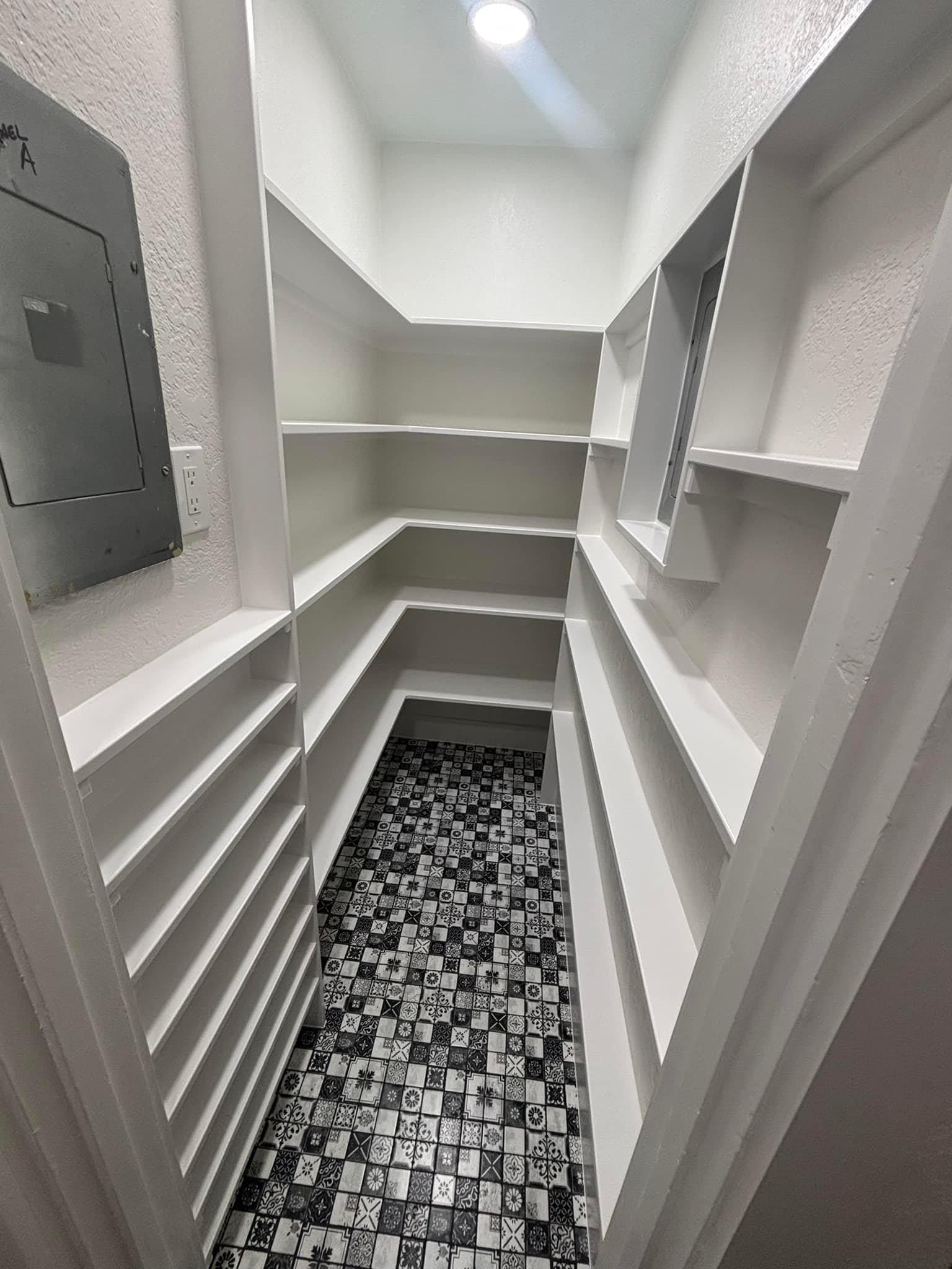 Custom Pantry Shelving